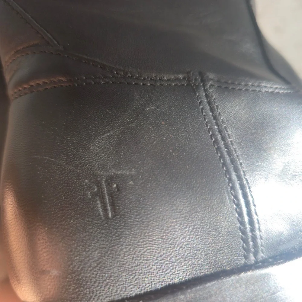 Frye NWOT Melissa D-Ring Women's Tall Riding Boots Black And Brown Size 6.5 B